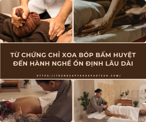 Từ Chứng chỉ Xoa bóp Bấm huyệt đến hành nghề ổn định lâu dài